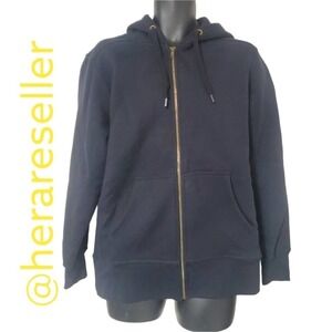 The Game Medium Full Zipper Men Hoodie Black Sweater